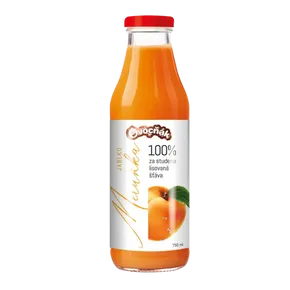 Ovocňák Mošt ve skle jablko a meruňka 750 ml